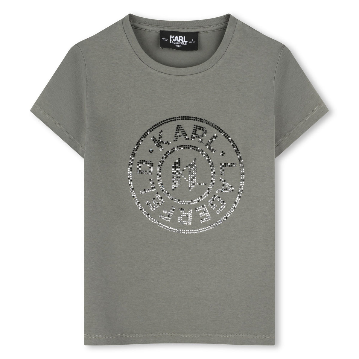 Karl Lagerfeld Tshirt Round Logo Olive