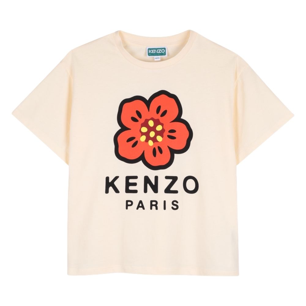 Kenzo Tshirt Boke Flower Nougat