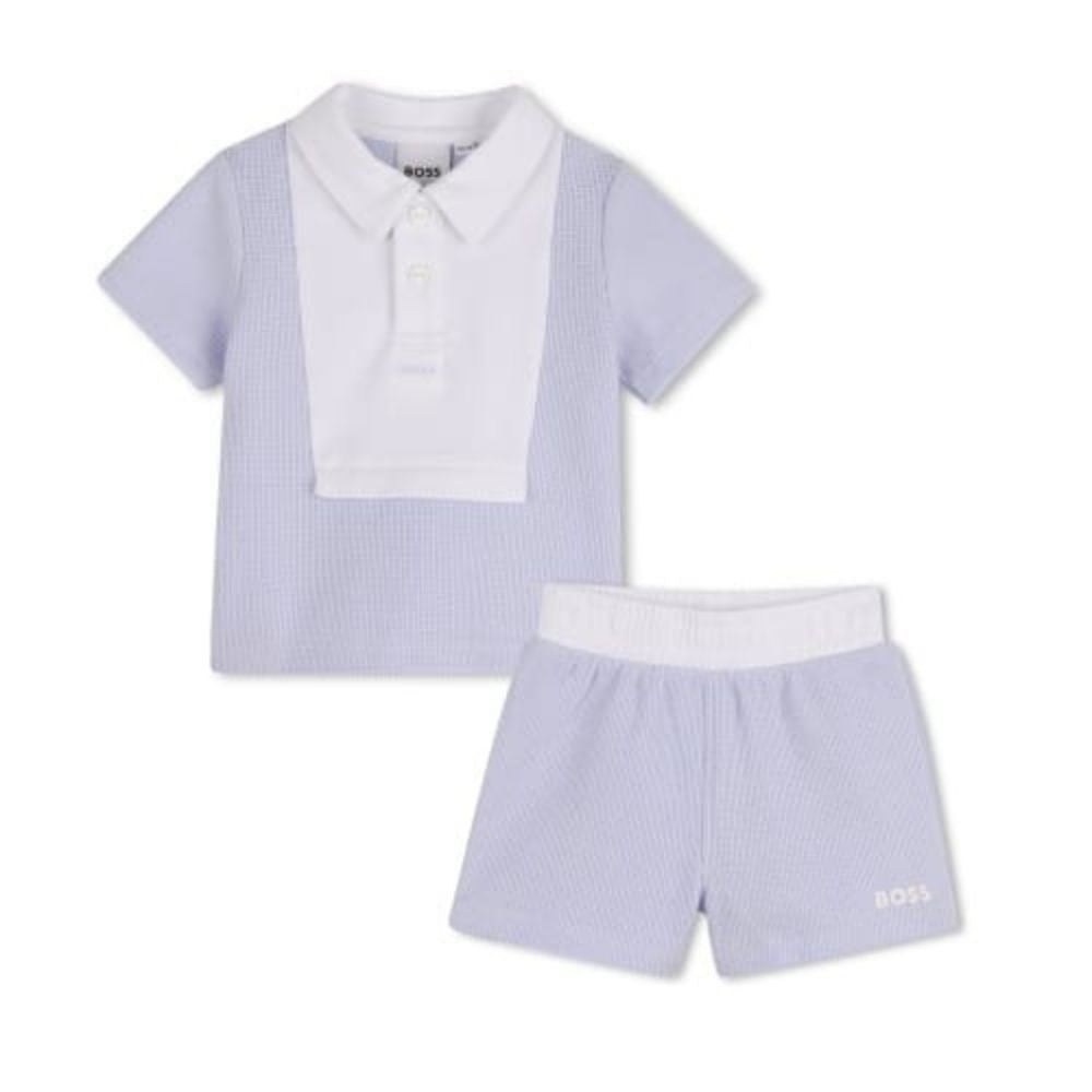 Boss Set Golfer & Shorts Lilac