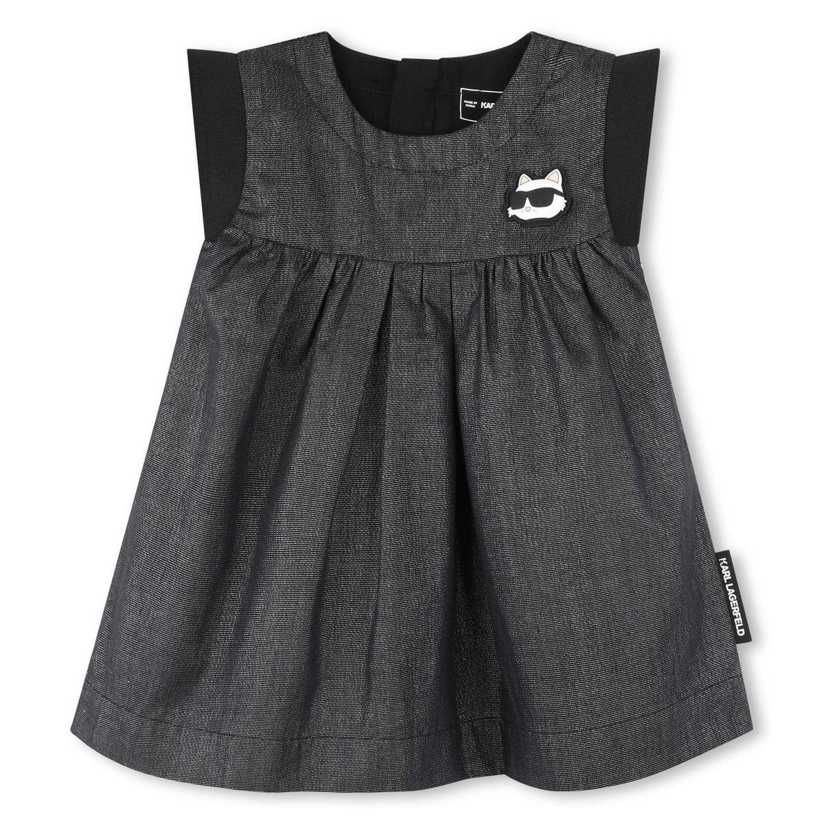 Karl Lagerfeld Dress Ikonic Mini Logo Black